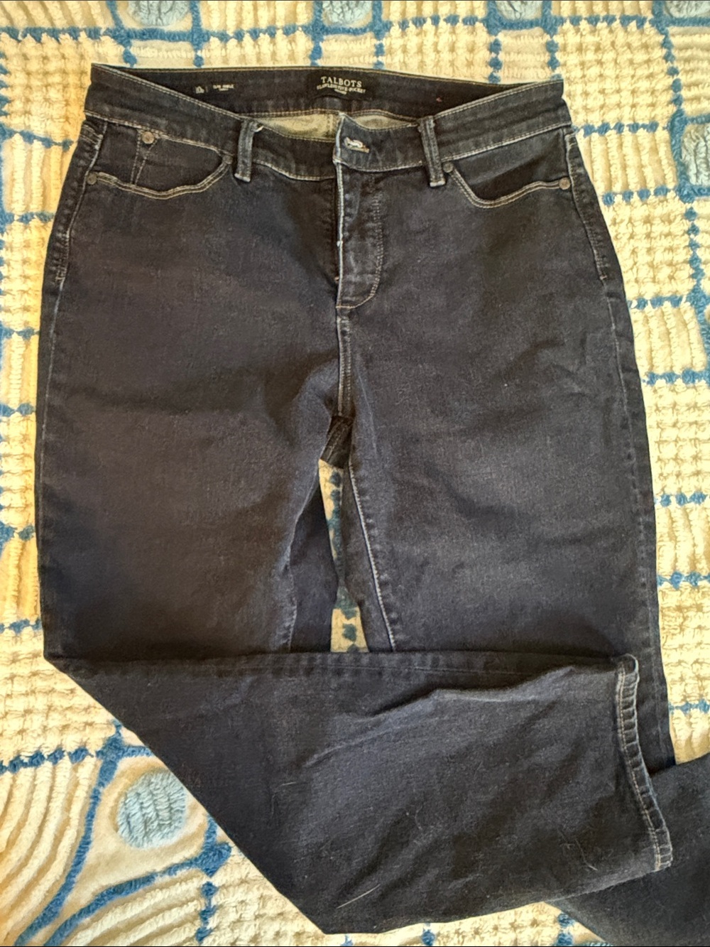 Talbots Flawless Five Pocket slim ankle curvy jeans